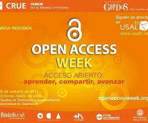 Mesa redonda - Semana internacional del acceso abierto
